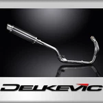 Triumph Tiger 800 2011-2019 Delkevic Full Exhaust 3-1 14" Round Carbon Muffler. Fixed Price $525.99.