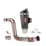 Exhaust Escape Middle Link Pipe 51MM Muffler Modified For Duke 390 200 2012-2016. Fixed Price $111.99.