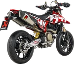 Akrapovic Slip-on Line Mufflers Titanium Hypermotard 698 S-D6SO2-HAPLT. Fixed Price $1313.40.