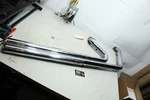 86-06 Vance And Hines Long Bigshot Exhaust System Chrome D660 Drag Pipe. Fixed Price $300.00.