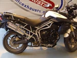 Triumph Tiger & 800XC Stainless Performance Exhaust Muffler British Made. Fixed Price $325.08.