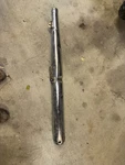 79 Yamaha RD-400 Daytona Left Exhaust Pipe , 2V0-14710. Fixed Price $149.00.