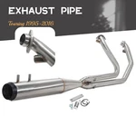 Brushed 2 Into Full Length Exhaust Pipe For Harley Touring Bagger Glide 95-16. Fixed Price $445.99.