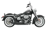 Bassani Firesweep Turnout Exhaust Black Ceramic Harley 86-17 Softail 1800-1158. Fixed Price $900.00.