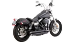 Vance & Hines Harley Dyna 06-09 Bigshots Staggered Black Full System Exhaust. Fixed Price $799.99.