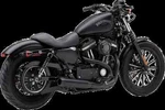 Cobra 3.5IN Black El Diablo Full Exhaust For Sportster 1200 Low 07-11. Fixed Price $957.29.