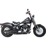 Vance & Hines Twin Slash Slip-on Mufflers Black #46842 Harley Davidson Softail. Fixed Price $499.99.