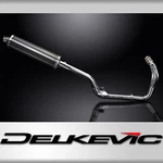 Triumph Tiger 800 2011-19 Delkevic Complete Exhaust 3-1 18" Oval Carbon Muffler. Fixed Price $500.99.