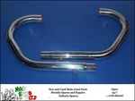 Moto Guzzi California Ev / Special Jackal Downpipes- Chrome. Fixed Price $530.60.