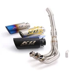 Full System For Yamaha MT-09 FZ09 XSR900 FJ09 Exhaust Front Pipe Mufflers Baffle. Fixed Price $198.29.
