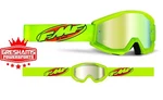 Youth Fmf Powercore Goggles Yellow Hi-viz Gold Mirror. Fixed Price $29.99.