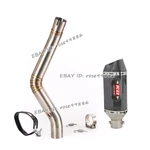 For Benelli Leoncino 500 Exhaust Mid Link Pipe Muffler With Db Killer Steel Tips. Fixed Price $112.47.