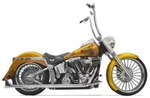 Bassani 30" Fishtail True Duals Exhaust W/o Baffles Chrome Harley Softail 07-17. Fixed Price $1472.99.