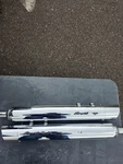 Harley Davidson Screaming Eagle Chrome 1.75" Exhaust Slip-ons. Fixed Price $180.00.