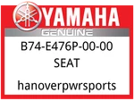 Yamaha Oem Part B74-E476P-00-00 Seat. Fixed Price $33.99.