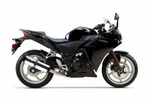 2011-2014 CBR250R Two Brothers Full Exhaust Polished Black Complete System. Fixed Price $433.00.