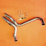 Chrome Laf Drag Pipes Exhaust Harley Softail Dyna Touring Sportster 1200. Fixed Price $85.00.