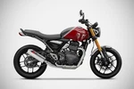 Triumph Speed 400 2024-2025 Zard Exhaust Slipon Silencer Inox Homologated New. Fixed Price $503.30.