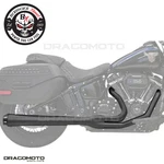 Harley Flde 1750 Abs Softail Deluxe 107 2018-2020 Full Exhaust Bassani Road R.... Fixed Price $1419.44.