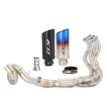 For Kawasaki Ninja ZX6R ZX636 2009-2023 Full Exhaust System Header Mufflers Pipe. Fixed Price $292.59.