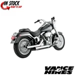 Vance & Hines Chrome Straightshots Exhaust For 1986-2011 Harley Softail. Fixed Price $604.95.