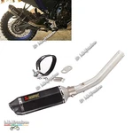 Tenere 700 2019-2025 For Yamaha XTZ07 Slip On Exhaust Tips Mid Pipe 51MM Muffler. Fixed Price $122.86.
