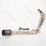 Slip For Yamaha MT-09 FZ09 XSR900 Tracer Header Pipe Exhaust Carbon Muffler. Fixed Price $225.10.