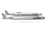 V-twin 30-1606 M8 Chrome Fishtail Muffler Set. Fixed Price $282.41.