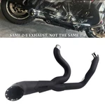 Sharkroad Black 2-1 Turnout Exhaust Pipes Harley Touring Bagger 95-16. Fixed Price $699.95.