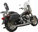 Bassani True Dual 2-2 Chrome Drag Pipe Exhaust System For 1986-17 Harley Softail. Fixed Price $1095.55.