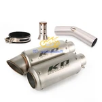 For Kawasaki Ninja ZX6R 09-23 Motorcycle Exhaust Middle Pipe 51MM Muffler Baffle. Fixed Price $91.91.