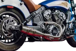 Sawicki Indian Scout Mid Length Cannon Brushed Ss Exhaust. Fixed Price $1317.11.