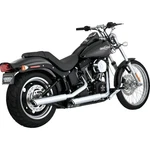 Vance & Hines Twin Slash 3" Chrome Slip-on Exhaust Mufflers (16834). Fixed Price $549.95.
