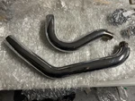 *used* Big Dog Motorcycles Supertrapp Mean Mothers Ii Exhaust System W/bracket. Fixed Price $750.00.