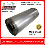 3.5" 12" Weld On Mild Steel Silencer Exhaust Box Body, 1/8 (54MM) Bore. Fixed Price $68.96.