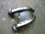 1985 Honda VF700 Interceptor Oem Rear Exhaust Pipe Headers Guard 18370-MB2-003. Fixed Price $42.49.