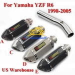 Motorcycle Slip Exhaust Muffler Baffle Link Connecting Tube For Yamaha Yzf R6. Fixed Price $91.00.