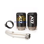 For Suzuki GSXR600 750 2008-2010 Exhaust System Mid Link Pipe Carbon Mufflers. Fixed Price $111.67.