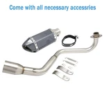 For 2013-2025 Honda Grom 125 Stainless Steel Exhaust System Muffler Pipe Db Kill. Fixed Price $83.95.
