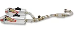 Pro Circuit T-6 Stainless Dual Exhaust System Honda CRF450R Fits 2015 To 2016. Fixed Price $1626.83.