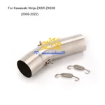 Exhaust Middle Link Pipe For Kawasaki Ninja ZX6R ZX636 2009-2022 Slip-on 51MM. Fixed Price $41.59.