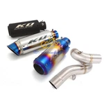 For Kawasaki Ninja ZX6R ZX636 2009-2023 Mid Tail Pipe Exhaust Black Muffler. Fixed Price $91.61.