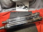 Genuine 17-23 Harley Davidson Flrt Freewheeler Trike Mufflers 64900246B. Fixed Price $39.98.