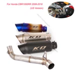 For Honda CBR1000RR 2008-2016 Exhaust Muffler Tips Mid Link Pipe Slip System. Fixed Price $107.52.