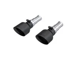 Mbrp For 19-24 Ram 1500 5.7L Hemi 3IN Inlet 5IN Od Dual Wall Angle Cut T304 Blk. Fixed Price $299.99.