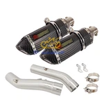 Motorcycle Exhaust Mid Link Pipe Muffler Tip System For Yamaha FJR1300 2001-2023. Fixed Price $203.62.