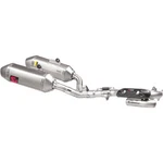 Akrapovic Racing Line Titanium Dual Exhaust System S-H2MR9-QTA Full. Fixed Price $1283.04.