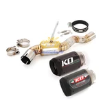 For Cf-moto 700CL-X 2020-2024 Slip Carbon Mufflers Exhaust Tail Link Pipe. Fixed Price $176.41.