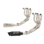 For Kawasaki Ninja ZX6R 2009-2023 Exhaust Header Pipe Black Muffler Whole System. Fixed Price $338.28.
