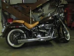 S&s Cycle 550-0791B Superstreet 2-INTO-1 Exhaust Harley Davidson Softail Deluxe. Fixed Price $800.00.